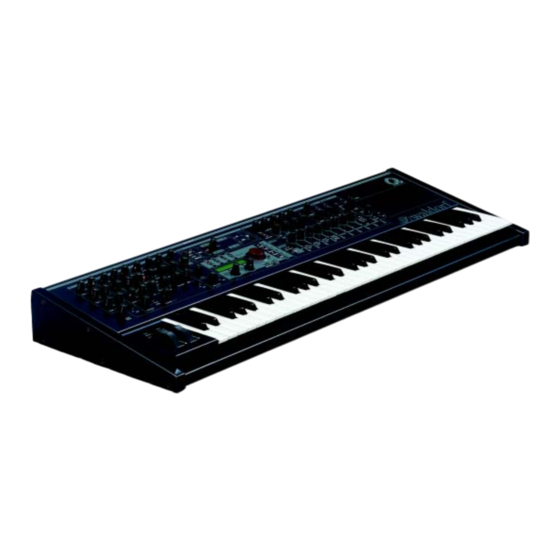 Waldorf Q Keyboard User Manual