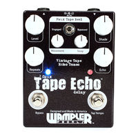 Wampler Faux Tape Echo Manual