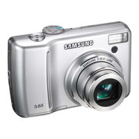 Samsung S85 - Digital Camera - Compact User Manual