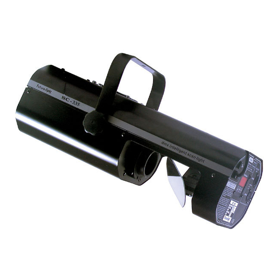 Future light sc-240 Scanner User Manual