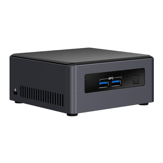 Intel NUC Kit NUC7i7DNHE Manuals