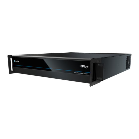 NewTek 3Play 3P1 User Manual