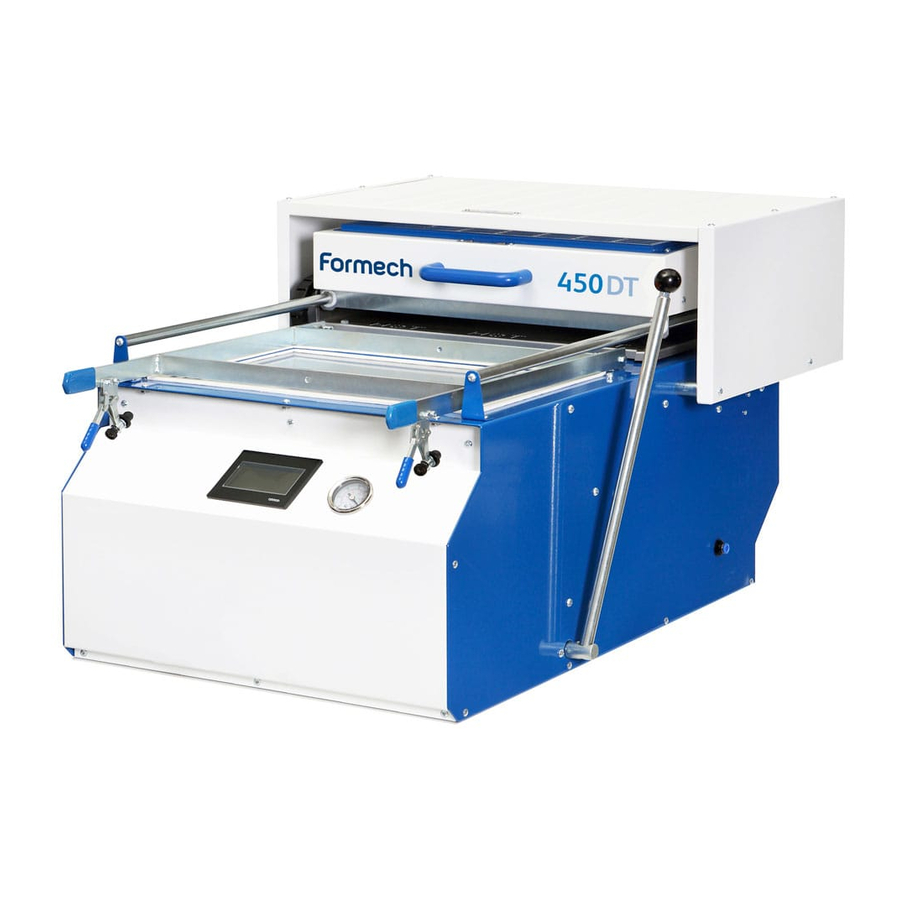 Formech 450DT Installation, Operating And Service Manual