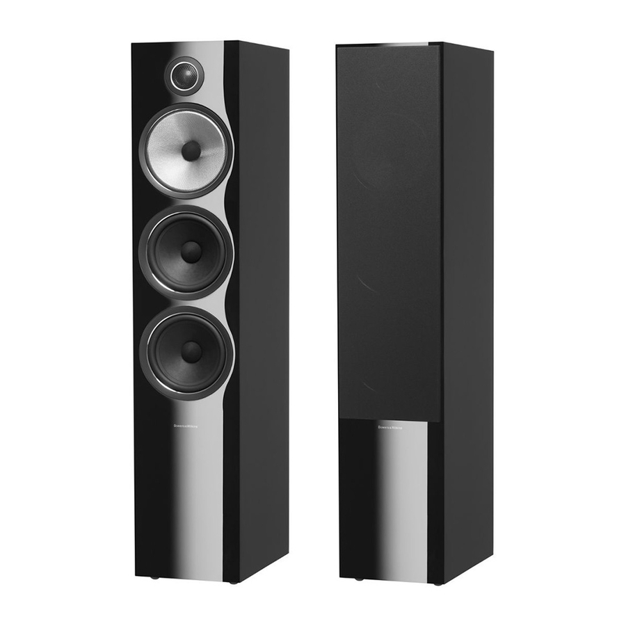 Bowers & Wilkins 703 Manuals