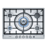 Bosch hobs Operating Instructions Manual