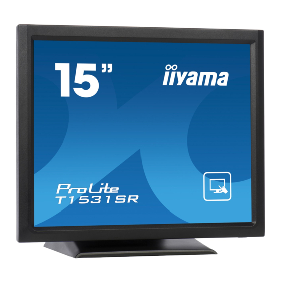 Iiyama ProLine T1531SR User Manual