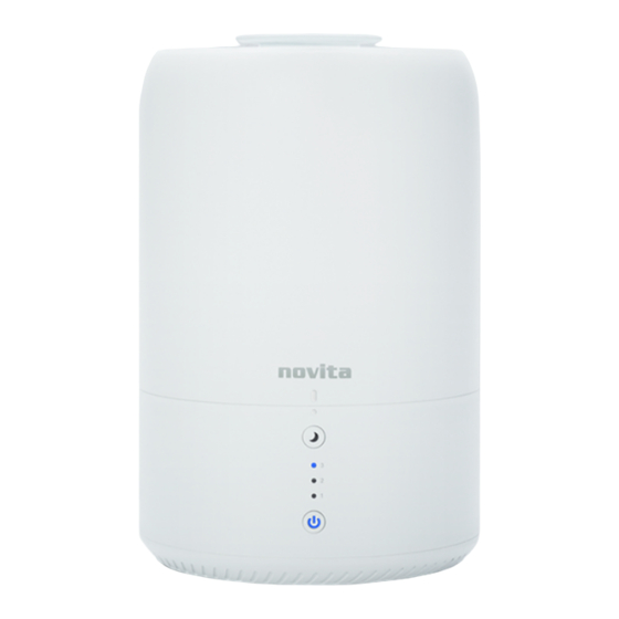Novita humiperfect NH810 Operating Instructions And E-Warranty Application