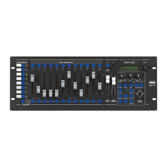 IMG STAGE LINE DMX-1440 Instruction Manual