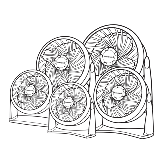 User Manuals: Honeywell HT-800 Series TURBO FORCE Fan