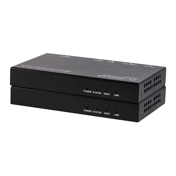 DigitaLinx DL-HD70LSIR Quick Install Manual