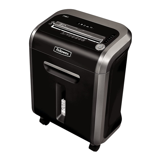 Fellowes Powershred 79Ci Manual