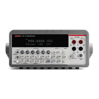Tektronix KEITHLEY 2100 Calibration Manual