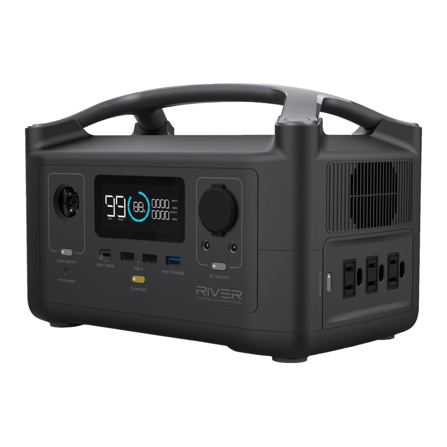 EcoFlow RIVER - Portable Power Station Manual