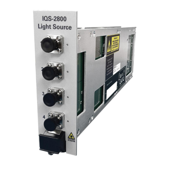 EXFO IQS-2800 User Manual