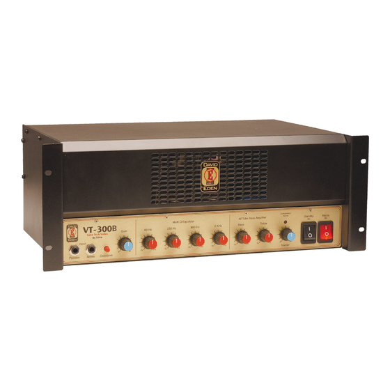 Eden Valvetech VT-300A User Manual