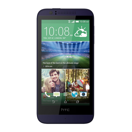 HTC Desire 510 Quick Start Manual