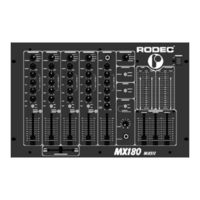 Rodec MX180 MKIII Operating Instructions Manual