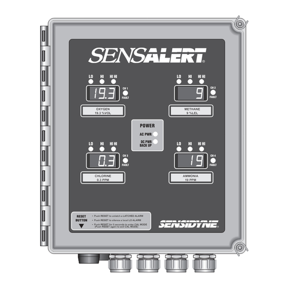 Sensidyne Sensalert Manual