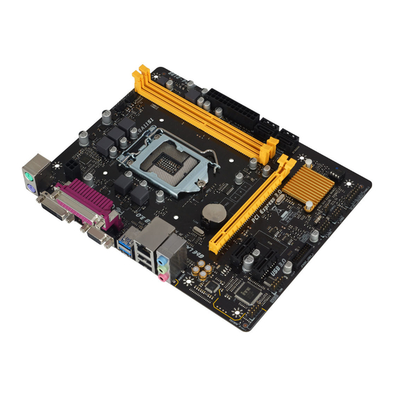 Biostar H110MDS2 PRO D4 Bios User Manual