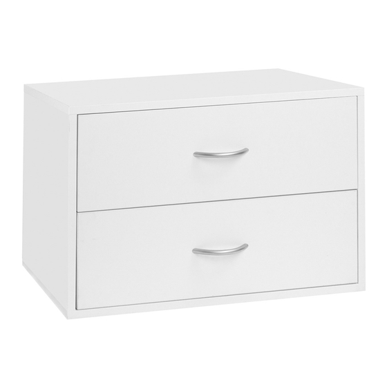 Organized Living freedomRail 2 Drawer Big OBox Assembly Instructions