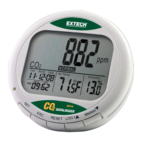 Extech Instruments CO210 User Manual