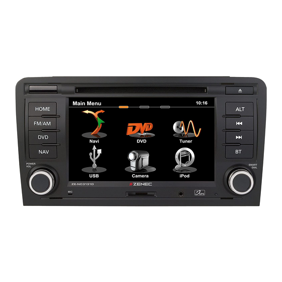ZENEC ZE-NC3131D User Manual
