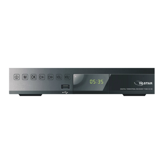 TV Star T7200 CX HD User Manual