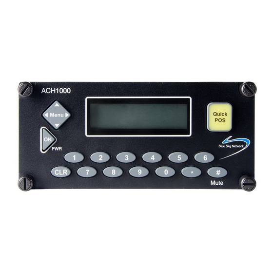 Blue Sky Network ACH1000 User Manual