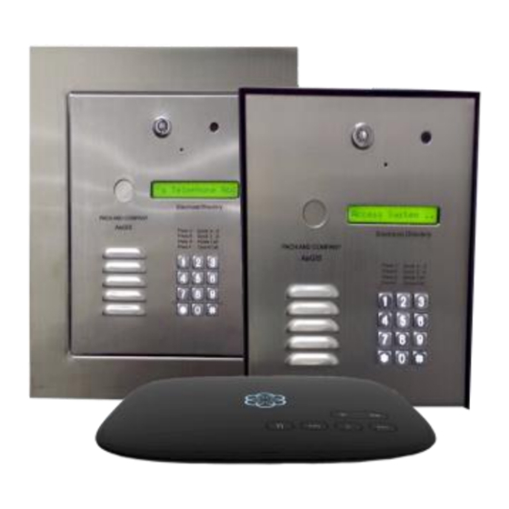 PACH & COMPANY AeGIS 7000V Series Quick Manual