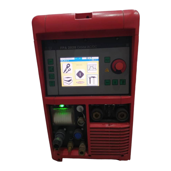 Fronius FPA 2020 Orbital Operating Instructions/Spare Parts List