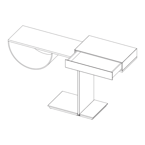 Glas Italia OLLIE consolle Assembling And Use Instruction