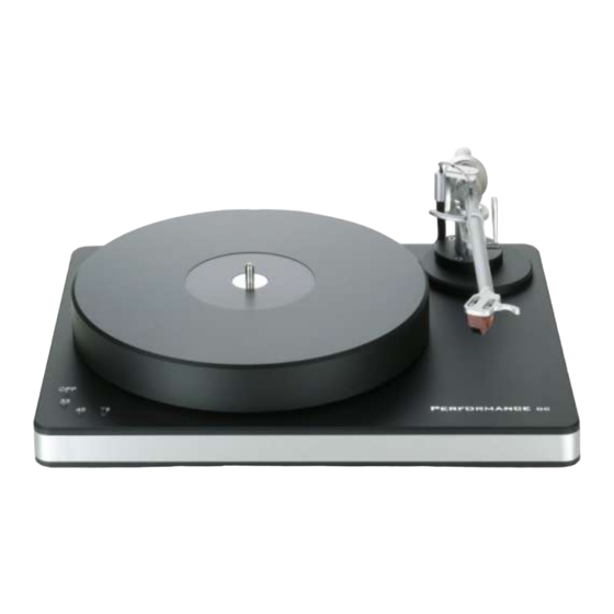Clearaudio Performance DC User Manual