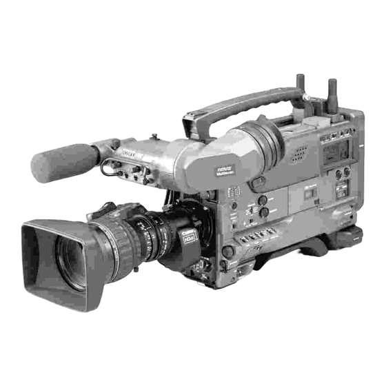 Sony HDW-F900R User Manual