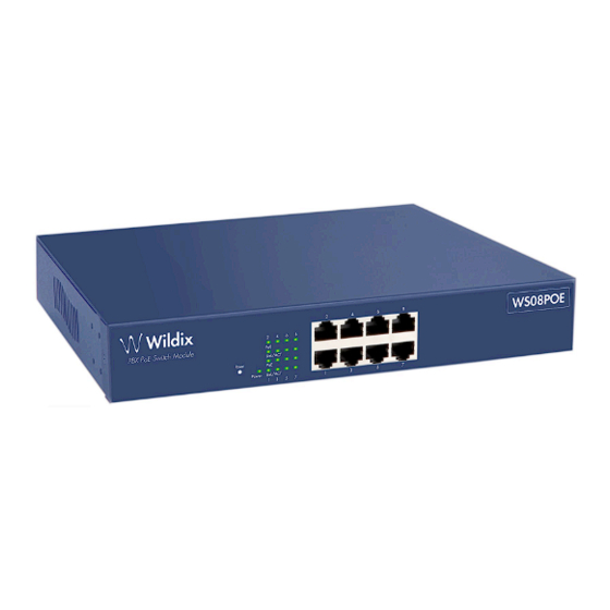 Wildix WS08POE User Manual