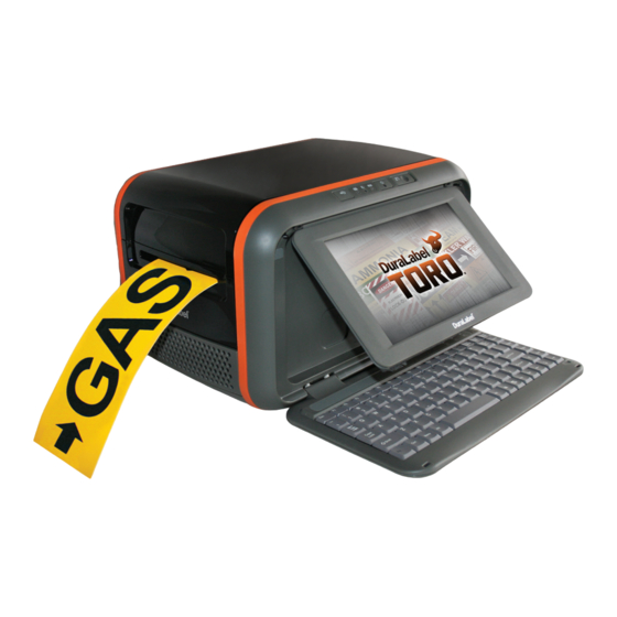DuraLabel Toro Quick Start Manual