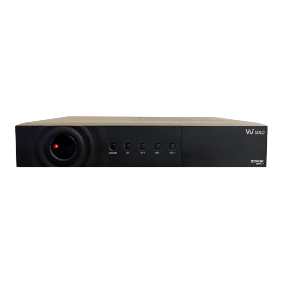 Vu+ SOLO User Manual