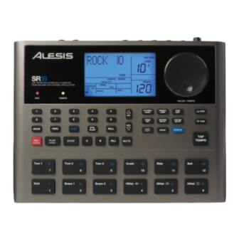 Alesis SR18 Quick Start Manual