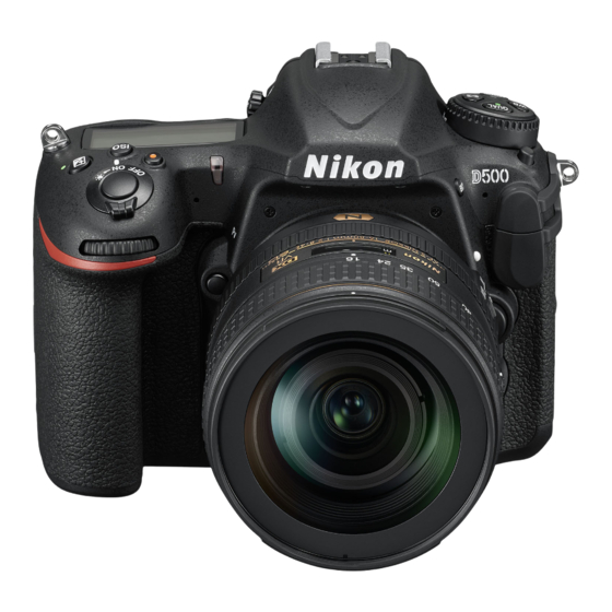Nikon D500 Professional Technical Manual