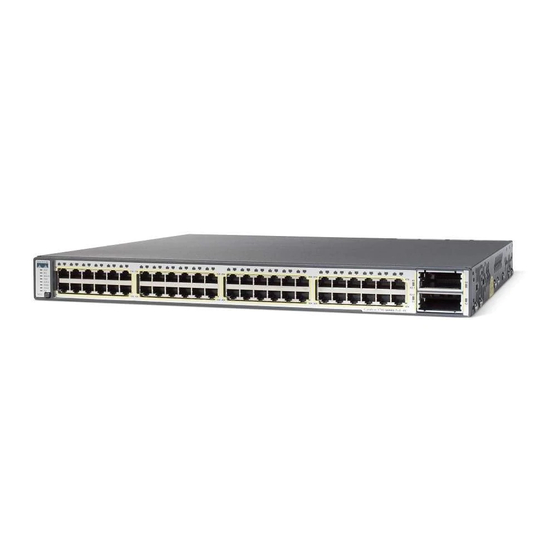 Cisco Catalyst3560-E Software Configuration Manual