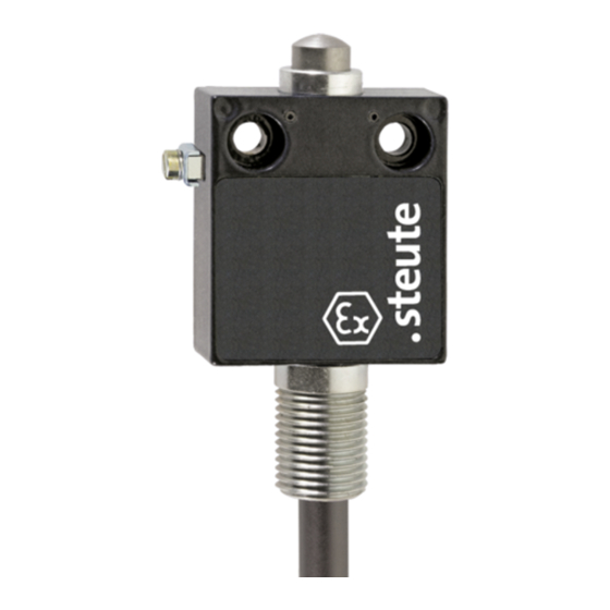 steute Ex 12 Position Switch Manuals