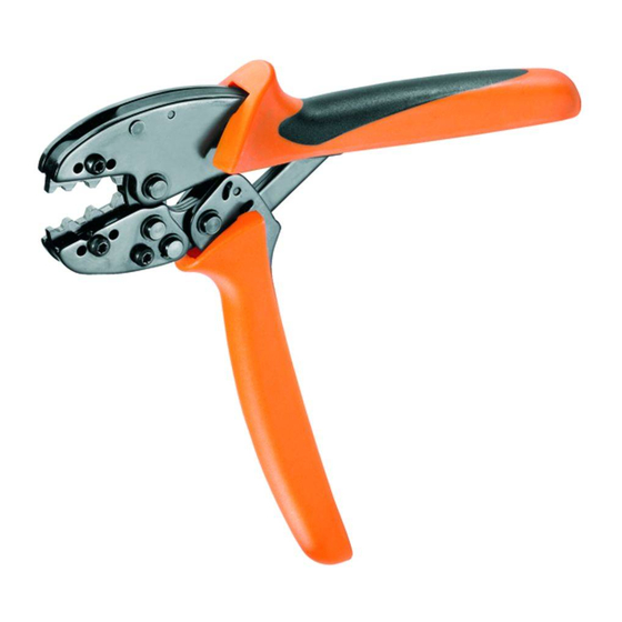 User Manuals: Weidmüller CTN 25 D5 Crimping Tool