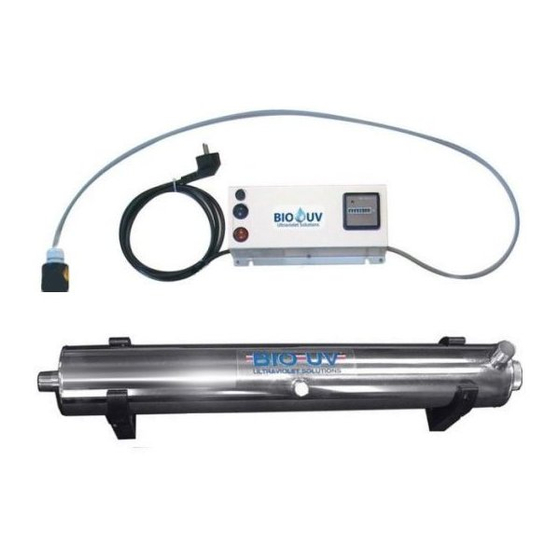BIO UV HOME2 Installation And Maintenance Manual
