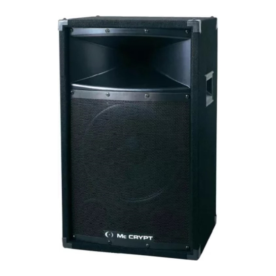 MC Crypt Pro12 PA-Box Operating Instructions