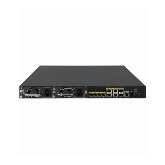 H3C MSR 2600 Installation, Quick Start