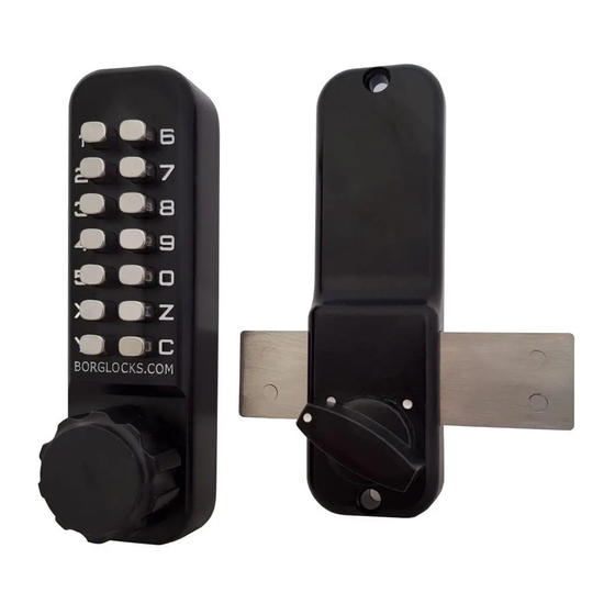 Borg Locks BL 2605 MG Pro Parts List, Installation And General Information