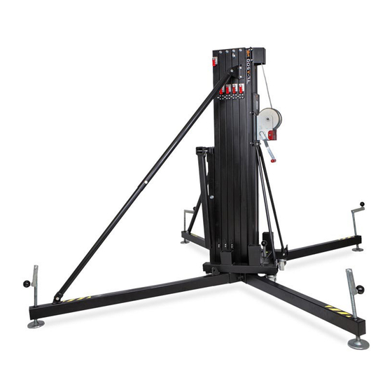 PRO LIFTS VMB TL-A500 Operating Instructions & User Manual