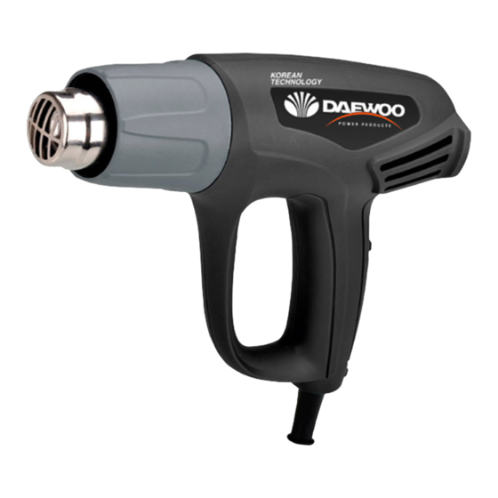 Daewoo DAHG2000 User Manual
