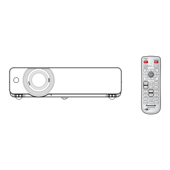 User Manuals: Panasonic PT-VW435NE LCD Projector