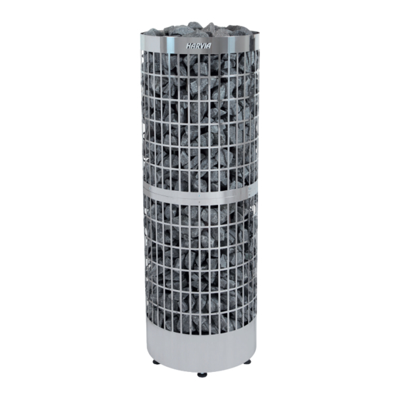 Harvia Cilindro Pro Instructions For Installation And Use Manual