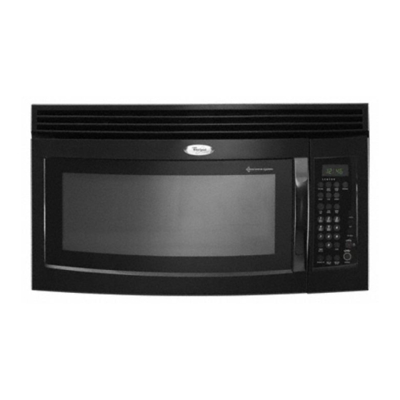 Whirlpool GH5184XPQ - 1.8 Cu. Ft. Microwave Oven Manuals